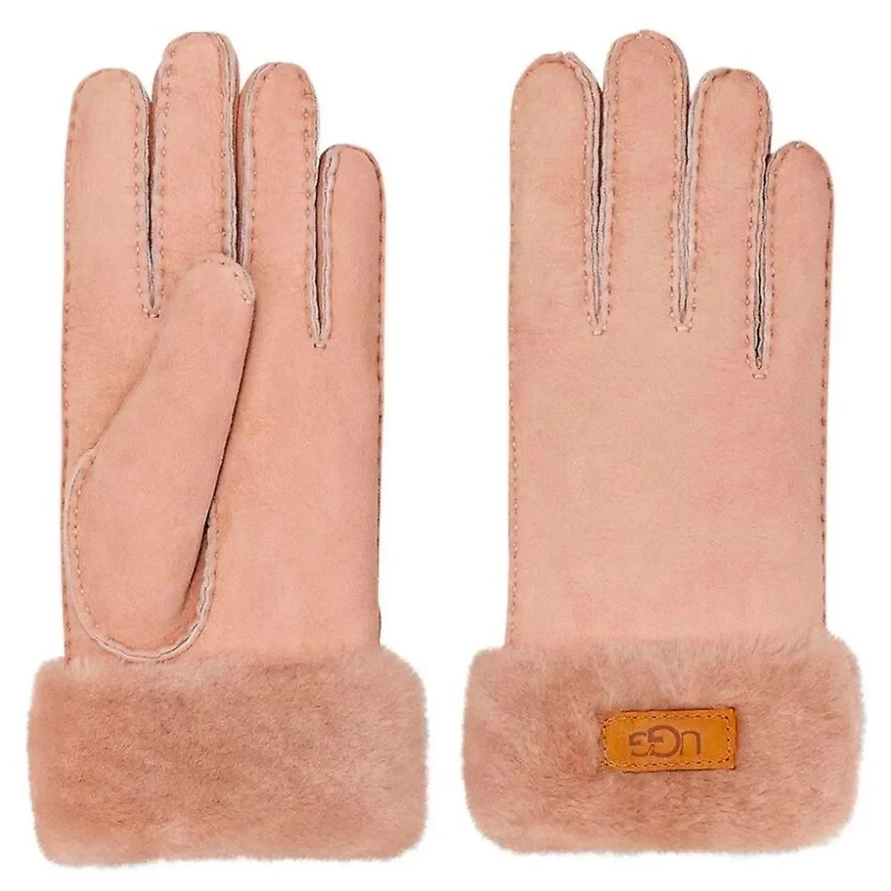 Ugg Classic Turn-Cuff Glove-‎ Pink Cloud